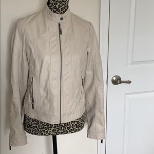 Women faux leather jacket